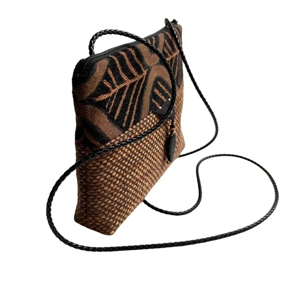 Vintage L. O'Neill Design Mini Tapestry  Crossbody Bag EUC - Picture 2 of 10